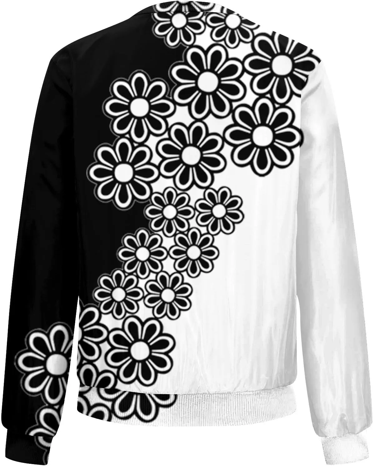 Bomber Jacket Women 2024 Trendy Full Zip Up Coat Long Sleeve Outwear Lightweight Windbreaker Outerwear Fall Jackets
