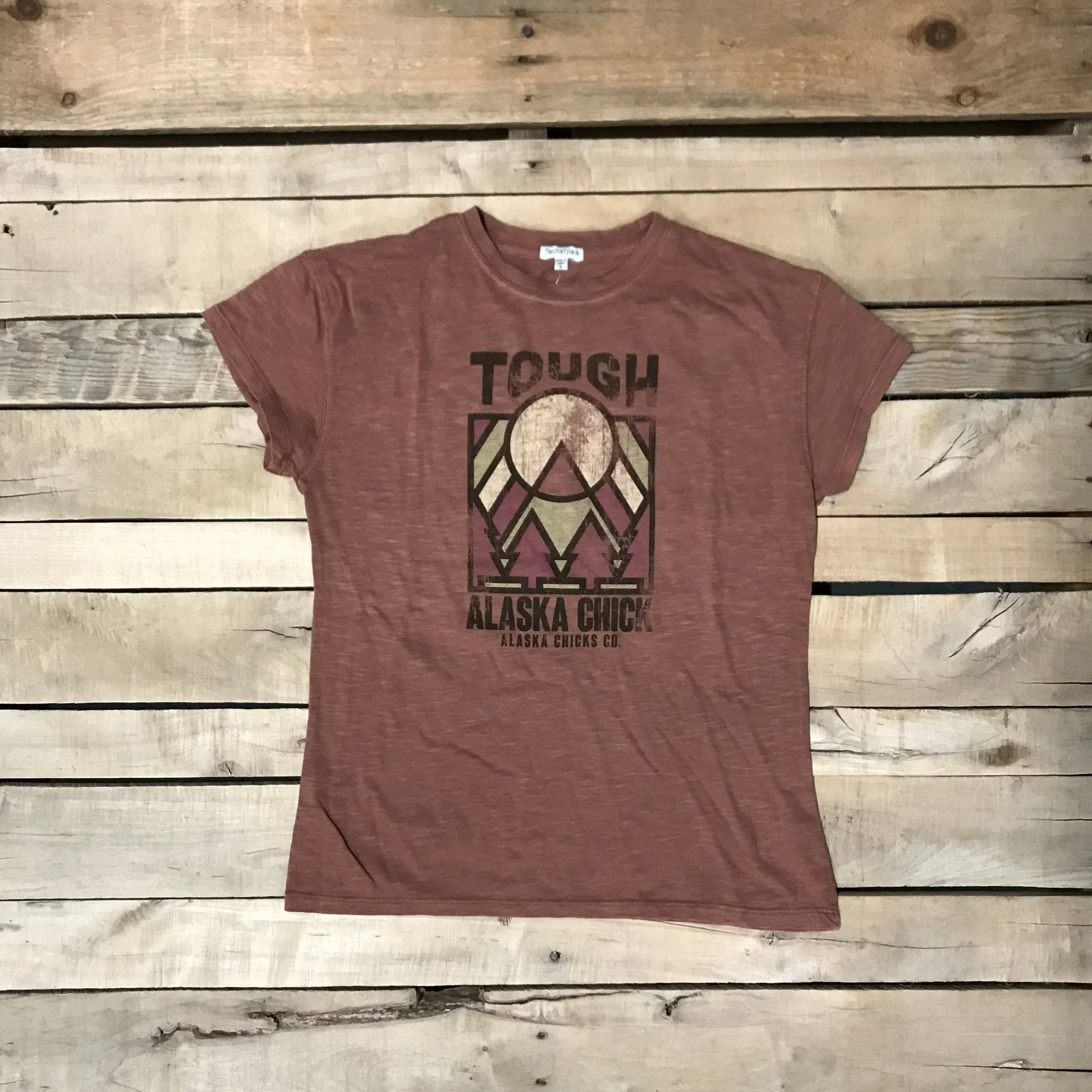 Geometric Tough Chick T-Shirt