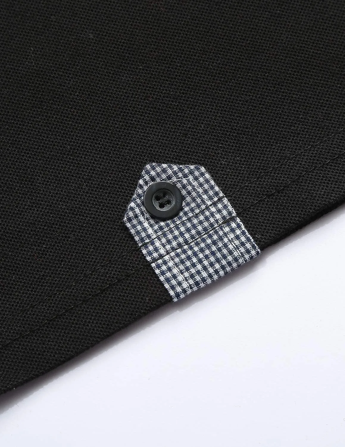 GHYUGR Men's Polo Shirts Short Sleeve Slim Fit Polo Casual Plaid Splice T-Shirts