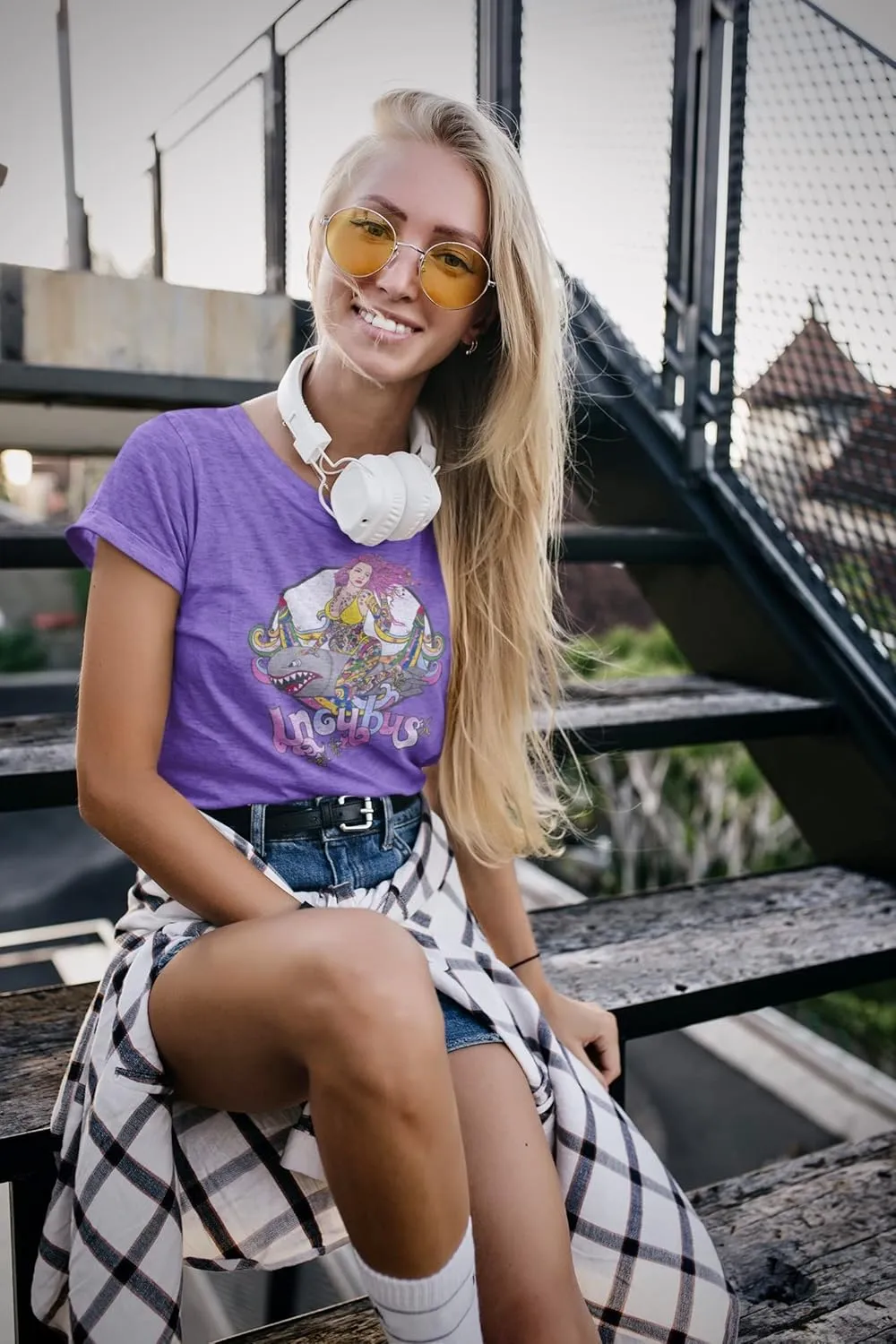 Incubus 90s Rock Band Girl Sketch Album Cover Adult Short Sleeve T Shirt Graphic Tees