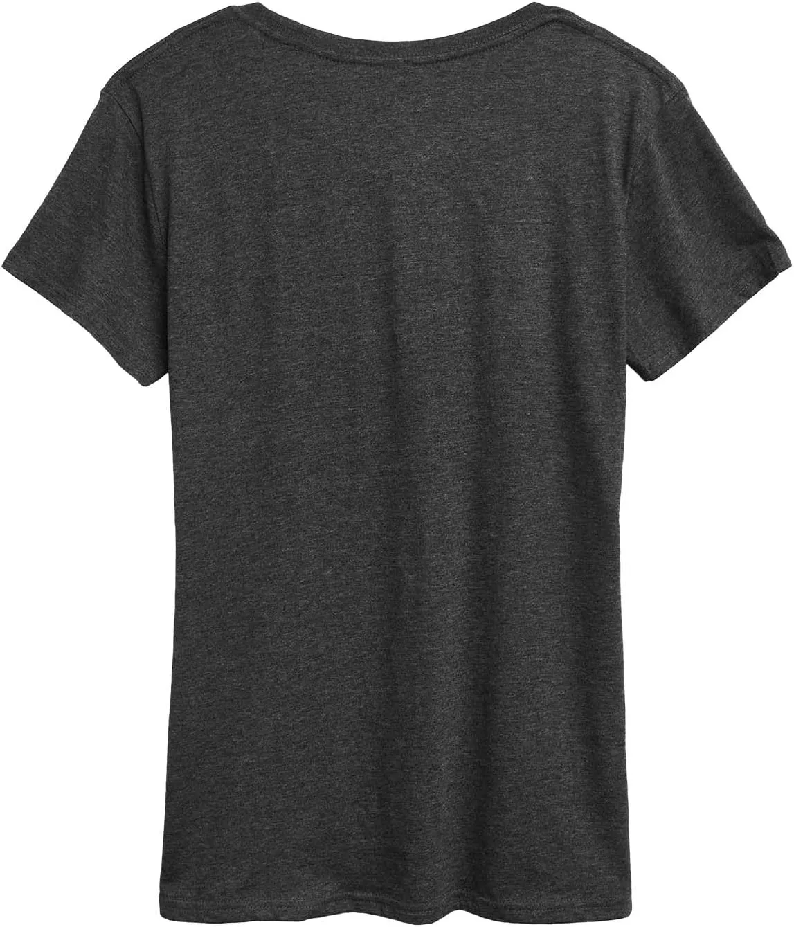 Instant Message - Left Side Elephant Holding Lotus - Women's Short Sleeve Graphic T-Shirt