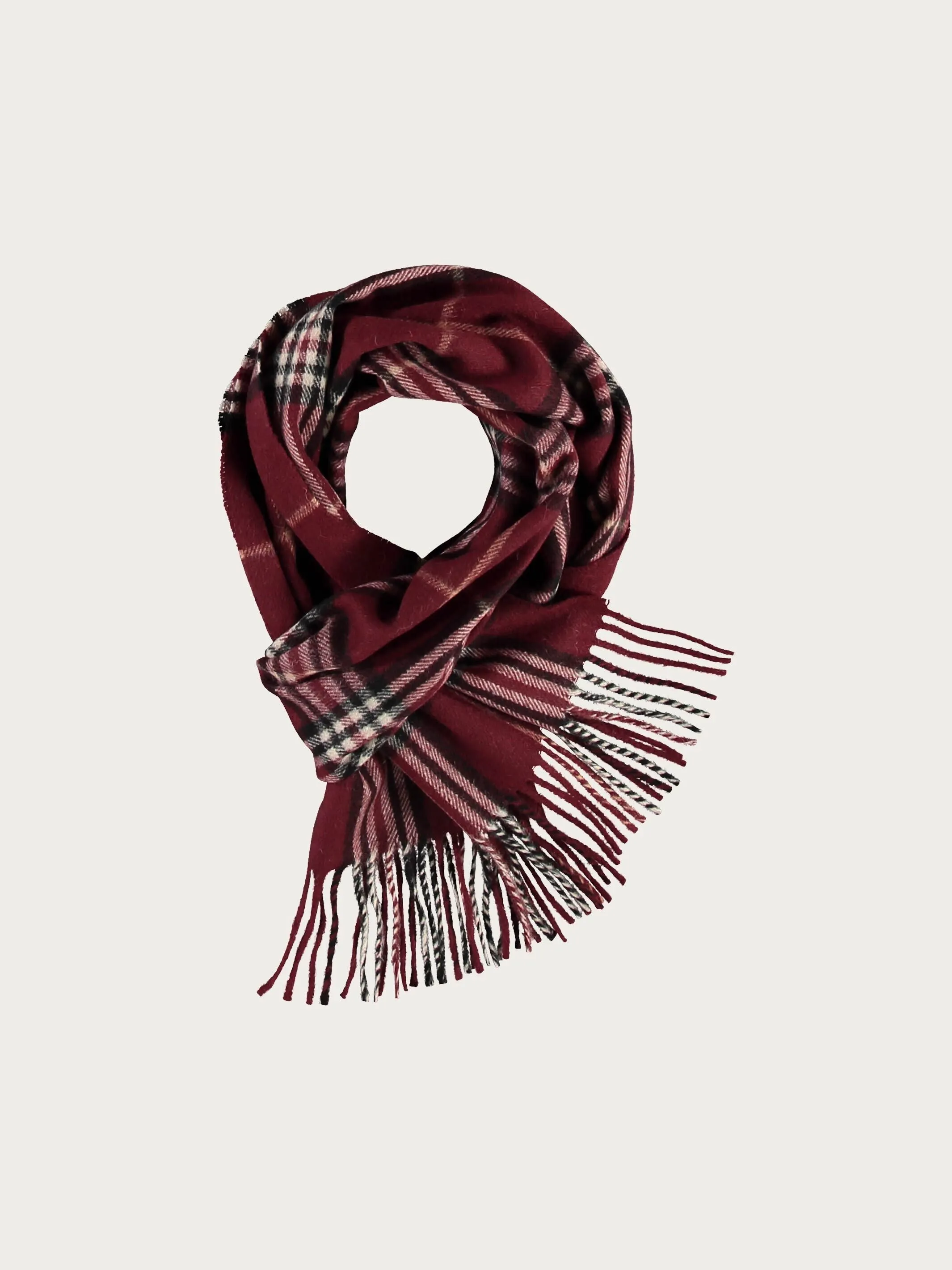 Schal in Kaschmir-/Wollmischung mit FRAAS Plaid Karo