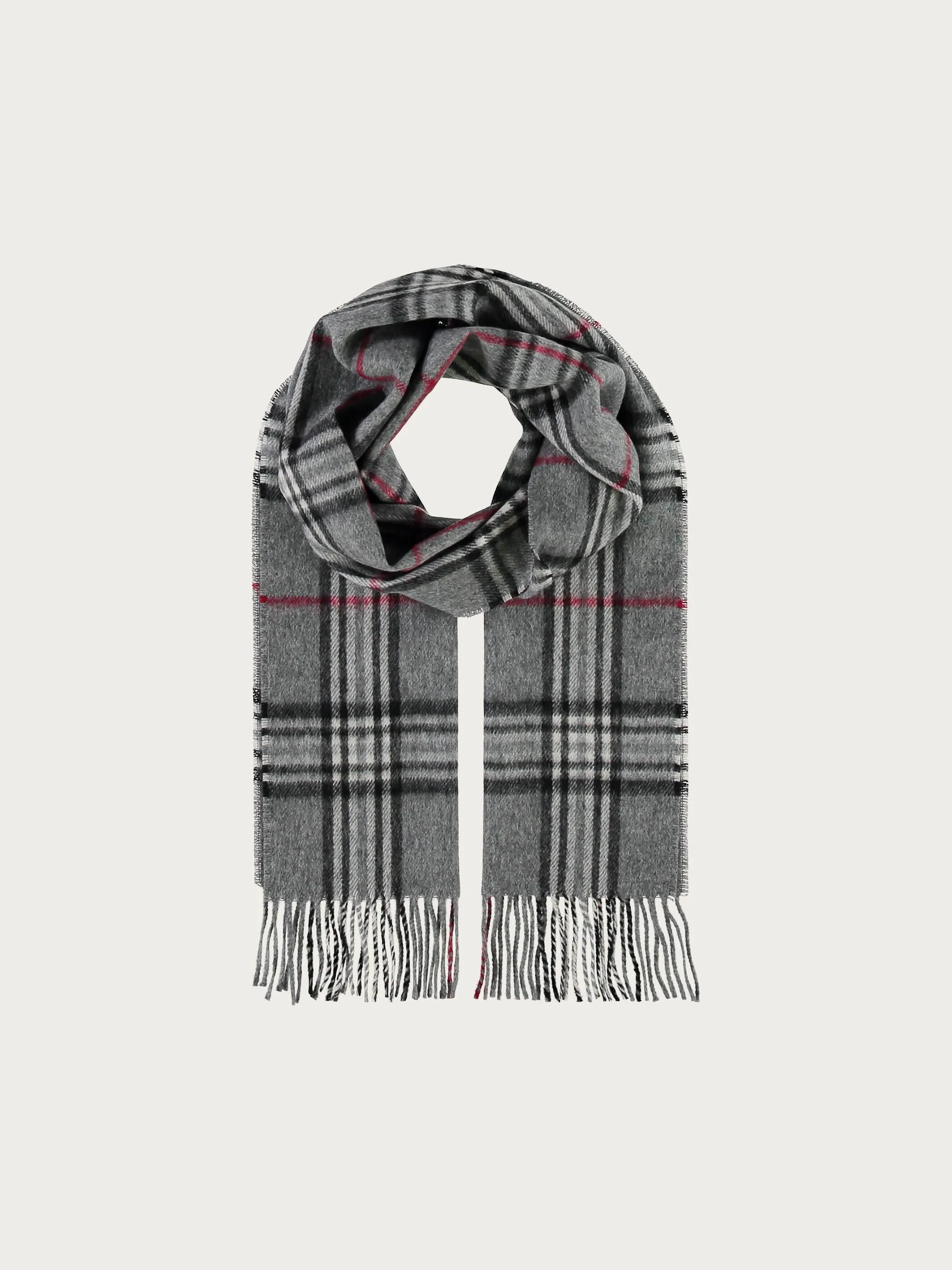 Schal in Kaschmir-/Wollmischung mit FRAAS Plaid Karo