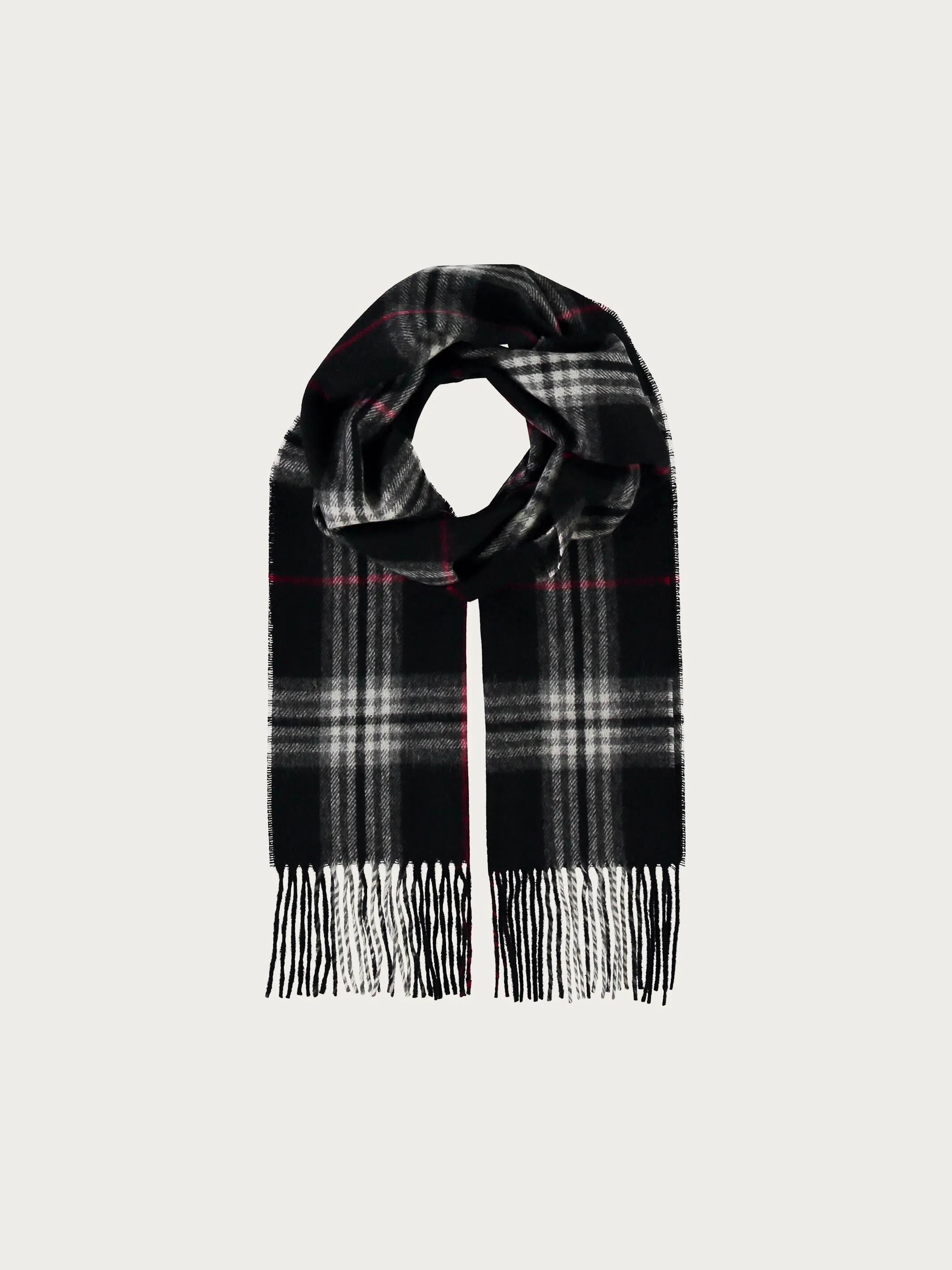 Schal in Kaschmir-/Wollmischung mit FRAAS Plaid Karo