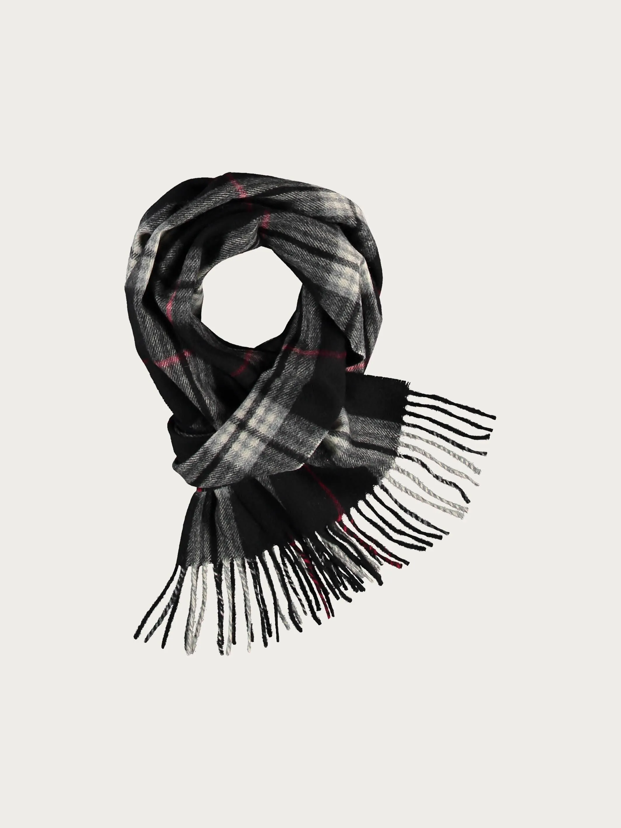Schal in Kaschmir-/Wollmischung mit FRAAS Plaid Karo