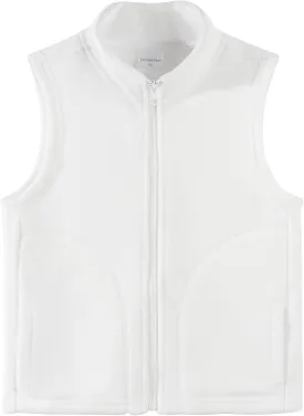 Spring&Gege Boys Full Zip Polar Fleece Vest Sleeveless Outwear Warm Jacket with Pockets (3-12 Years)