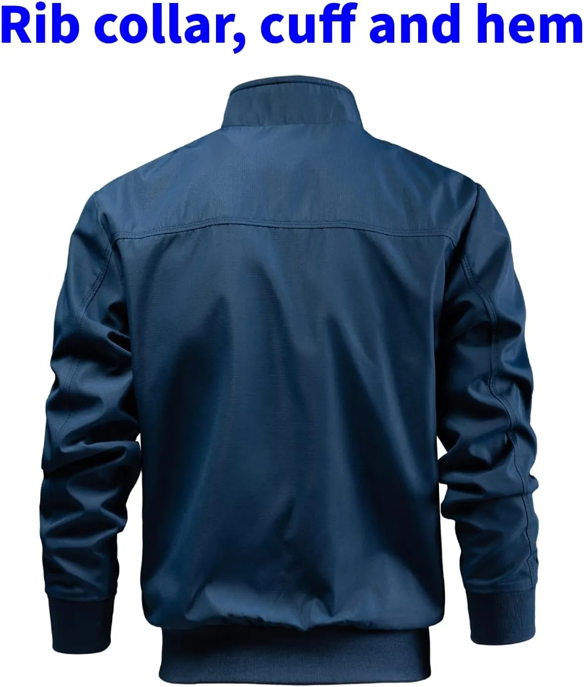 TLZC Men's Casual Jacket Outdoor Windbreaker Lightweight Softshell Flight Bomber Jackets