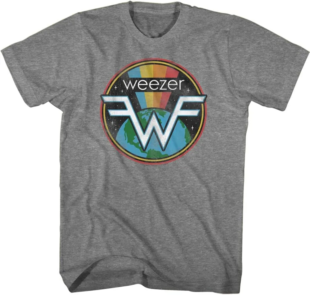 Weezer Rock Band Eagle Logo Adult Short Sleeve T-Shirt Graphic Tee