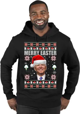 Wild Bobby Merry Easter Funny Joe Biden Holiday Ugly Christmas Sweater Unisex Crewneck Sweatshirt