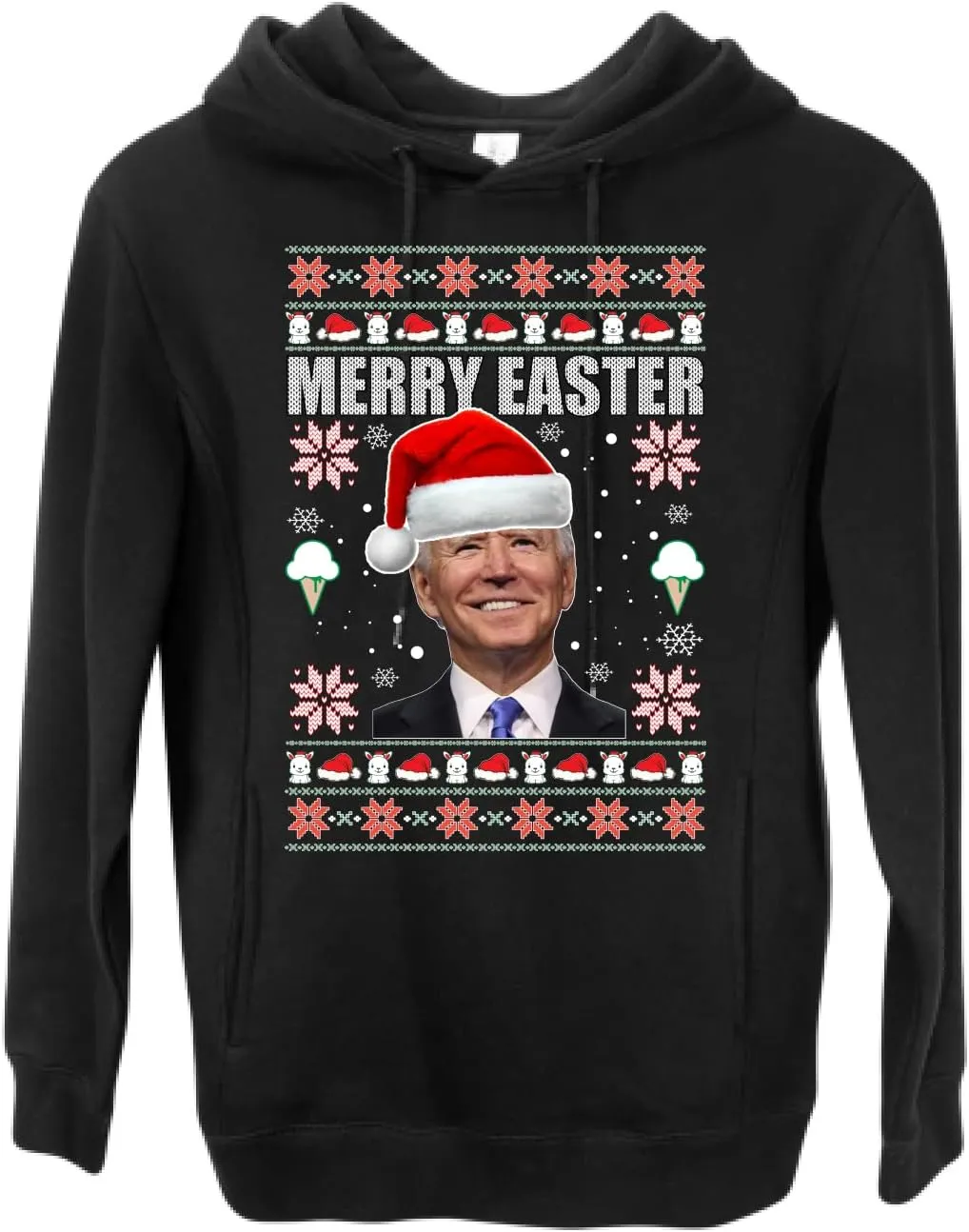 Wild Bobby Merry Easter Funny Joe Biden Holiday Ugly Christmas Sweater Unisex Crewneck Sweatshirt