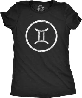 Womens Zodiac Symbol T Shirts Cool Astrology Gift Horoscope Birthday All Star Signs